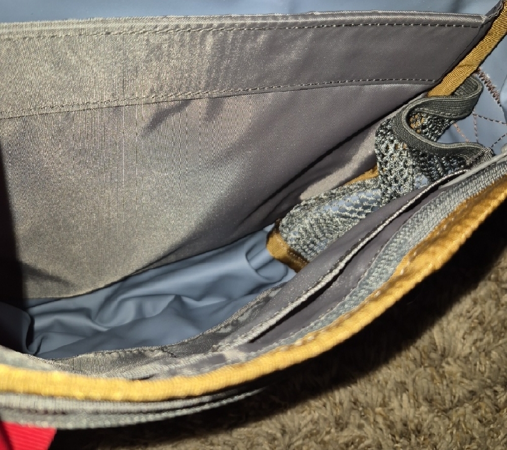 Timbuk2 Brown and Gray Striped Messenger Bag - Picture 5 of 7